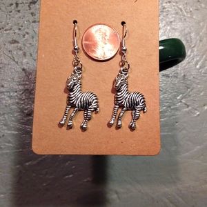 Zebra Earrings